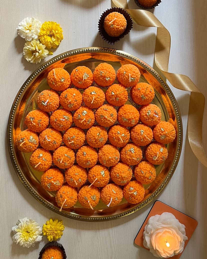 Laddu Festive Candle