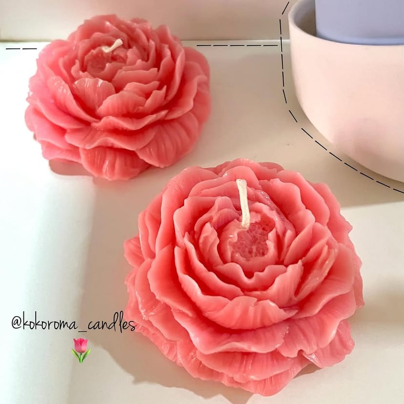 Floral Handcrafted Soy Candle